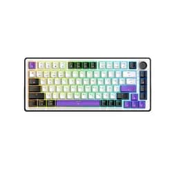 Клавіатура Hator Hellyberry HK75 Mechanical Linear RGB Wireless/Bluetooth/USB UA White/Violet (HK75_wireless)