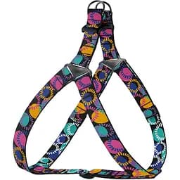 Шлея для собак BronzeDog Urban Art Диско M 45-56 см