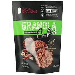 Печенье гранола Doctor Benner Фундук и арахис 110 г (890800)