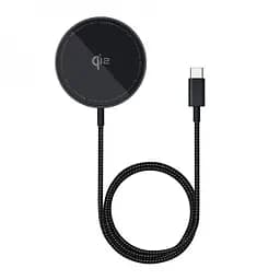 Зарядний пристрій Baseus Simple Mini4 Air Magnetic Qi2 15W чорний (P10278200111-00)