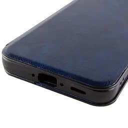 Шкіряний чохол-книжка Belora для Xiaomi Redmi Note 14 4G (Europe version) Midnight Blue - мініатюра 4