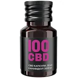 Каннабидиол 100% CBD 3000 мг CBD 30 капсул по 100 мг CBD