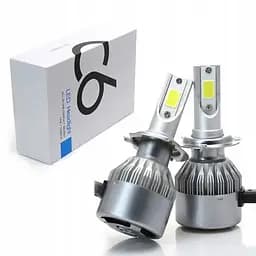 Лампа автомобильная LED C6 H7 Silver (av185)