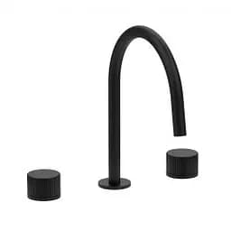 Смеситель для раковины Paffoni Jo без донного клапана black matt JO052NO, Черный матовый