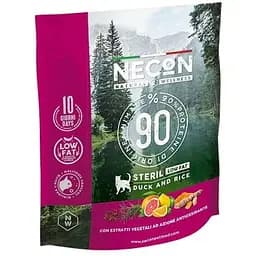 Сухий корм Necon Natural Wellness Adult Cat Steril Low Fat для стерилізованих котів схильних до ожиріння качка та рис 400 г
