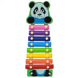 Деревянная игрушка Ксилофон MD0712 8 тонов Панда
