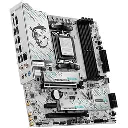 Материнська плата MSI B850M Gaming PLUS WIFI sAM5 B850 4xDDR5 M.2 HDMI DP WiFi BT mATX - мініатюра 2