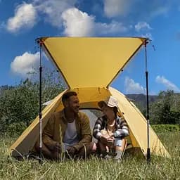 Намет двомісний Naturehike P-Series (NH18Z022-P) темно-синій - мініатюра 4