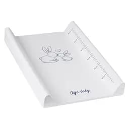Пеленатор Tega Зайчик, 70х50 см, білий (KR-009-103)