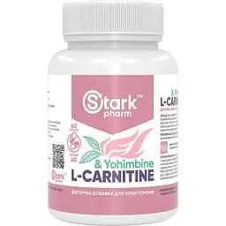 Жироспалювач Stark Pharm L-Carnitine & Yohimbine 60 капсул