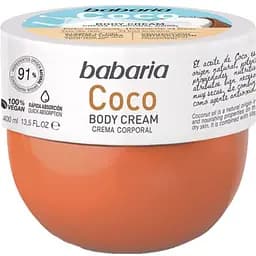 Крем для тіла Babaria з Кокосовою олією для дуже сухої шкіри 400 мл