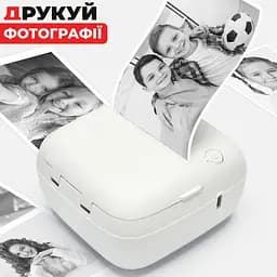 Портативний термальний принтер JETIX Mini Printer Student 2 з Bluetooth і нічником для термодруку без чорнила - мініатюра 5