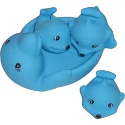 Игрушка для купания Bambi Дельфин с пищалкой 522-3-4