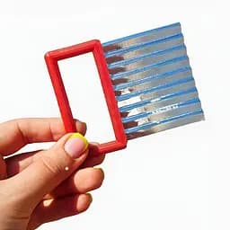 Сирорізка ніж для нарізки сиру овочерізка мала з ручкою (9.5 x 7 см), Kitchette 83261 - мініатюра 5