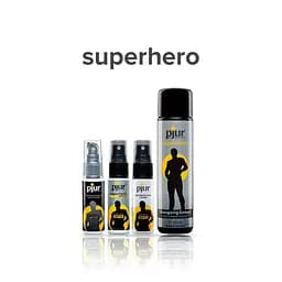Стимулюючий лубрикант на водній основі Pjur Superhero glide, 30 мл - мініатюра 3