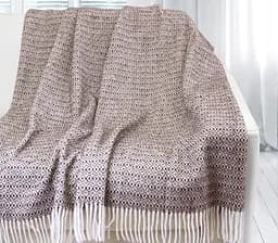 Плед вовняний Vladi Dolce Vita / Неаполь 200х220 коричневий (1008)