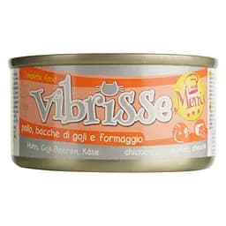 Вологий корм для котів Vibrіse Menu Курка з ягодами годжі та сиром 70 г (C1018073)