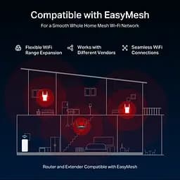 Mercusys Маршрутизатор MR25BE BE3600, 3x GE LAN, 1x GE WAN, MESH - мініатюра 10