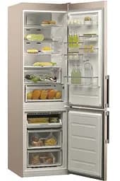 Холодильник Whirlpool W9931DBH 201х66х60см 2 двері Х-251 л М-97 л A++ NF Зона свіжості Дисплей Бронзовий (W9931DBH) - мініатюра 3