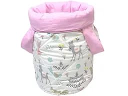 Корзина для игрушек Moontime "Оленята с цветочками"