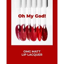 Рідка помада для губ Beauty of Majesty BOM OMG Matt Lip Lacquer #04 TMI 4 г - мініатюра 4