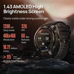 Mibro Смарт-часи GS Pro 2 48мм, 1.43", 466x466, AMOLED, BT 5.3, GPS, 5 ATM, світло-бежевий - мініатюра 7