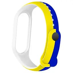 Силіконовий ремінець для фітнес браслетів Xiaomi Mi Band 3/4, Silicone, yellow, зі зручною застібкою, на фітнес трекер та смарт годинник, ArmorStandart (ARM65667) - мініатюра 2