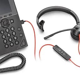 Гарнітура Poly комп'ютерна моно On-ear Blackwire 3310-M USB-A USB-C односпрямований Microsoft Teams чорний (8X216AA) - мініатюра 3