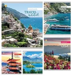 Тетради ученические 60 листов клетка Тверда 41605 Пейзаж, 10 шт. в упаковке