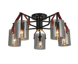 Потолочная люстра G 321036/5 Copper+Matt black