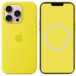 Чохол Epik Silicone case AAA with Magsafe and Animation для Apple iPhone 16 Pro 6.3 Star Fruit