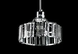 Стельова люстра E27 Splendid Ray L7396/1 (CR), 1 лампа, хром, білий, регульована висота 27-55 см - мініатюра 2