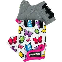 Велорукавиці дитячі Bimbo Bike Kids метелики 6-8 років розмір M (90961/2-IS) - мініатюра 2