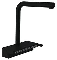 Змішувач Hansgrohe Aquno Select М81 250 2jet кухонний з витяжним виливом Sbox 73830670 Black Matt Чорний матовий
