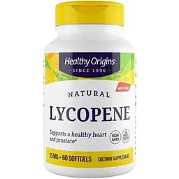 Лікопін Healthy Origins Lycopene 15 mg, 60 капсул