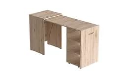 Стіл-тумба трансформер Смарт 1/1 Ferrum-decor 750x1450x500 ДСП Дуб Сан-Марино 16 мм (FRD-105068) - мініатюра 2