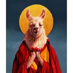 Картина постер на полотні BrushMe Далай-Лама