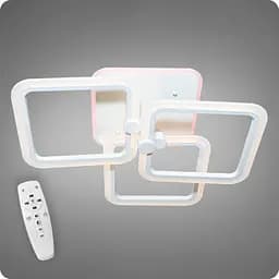 Люстра світлодіодна 517 Dlight 3color з пультом 65Вт Білий (01816)