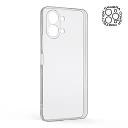 Прозрачный чехол для TECNO Spark Go 3 4G (KN3) с защитой камеры, тонкий, силиконовый, бесцветный, ударопрочный, противоударный бампер с закрытой камерой, ArmorStandart (ARM91018) - мініатюра 2