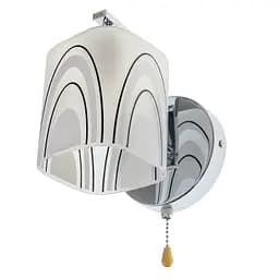 Бра Brille LK-647W/1 E27 CH настінне накладне