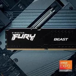 Модуль пам'яті для комп'ютера DDR5 64GB (2x32GB) 5200 MHz Beast Black Kingston Fury (ex.HyperX) (KF552C40BB2K2-64) - мініатюра 17