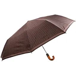 Чоловіча складана парасолька напівавтомат Zest 108 см коричнева