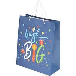 Пакет подарунковий Leader Happy Birthday 5164 Синій