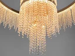 Люстра кришталева Diasha 376 золотиста LED 165Вт - мініатюра 4