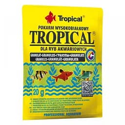 Сухий корм для акваріумних риб Tropical в гранулах Tropical Granulat 20 г для всіх акваріумних риб - мініатюра 3