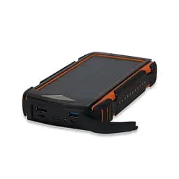 Повербанк з сонячною панеллю 30000mAh Power Bank Kraft TPB-1830SLP Orange 18W QC2.0 LED-ліхтар (43-00040) - мініатюра 5