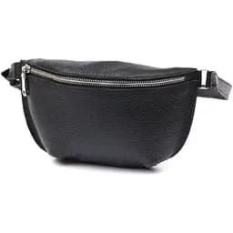 Шкіряна жіноча сумка бананка Shvigel 22х13.5х6 см sum0020201