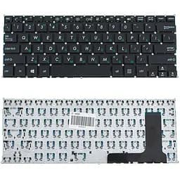 Клавіатура для ноутбука ASUS (E202SA series) rus, black, без фрейма - мініатюра 2