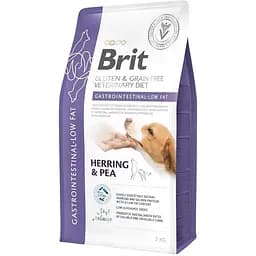Корм сухий Brit VetDiet Dog Gastrointestinal-Low fat для собак при проблемах з травленням з обмеженим вмістом жиру з оселедцем 2 кг