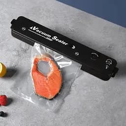 Вакуумний пакувальник для харчових продуктів Vacuum Sealer домашній автоматичний вакууматор, A-plus Чорний 87733 - мініатюра 8